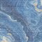 Homeroots 3' X 5' Blue Gold And Ivory Abstract Washable Indoor Outdoor Area Rug 618196 - alternate 8
