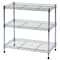 Sandusky Lee Wire Shelving Unit, 10"D x 18"W x 18"H, 3 Shelves, Chrome WS181018-C - alternate 5