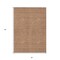 Homeroots 3' X 5' Copper And Beige Geometric Washable Indoor Outdoor Area Rug 594497 - alternate 6