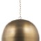 Homeroots Gold Single Metal Dimmable Ceiling Light With Gold Shades 611631 - alternate 3