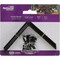National Hardware CORNER BRACE STL BLK 3.5X3/4IN, 4PK N275-706 - alternate 1