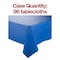 Smarty Had A Party 54 x 108 Navy Rectangular Disposable Plastic Tablecloths 96 Tablecloths, 96PK 813270-NV-CASE - alternate 7