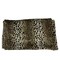 Homeroots 50" X 60" Black Brown And Beige Leopard Faux Fur Plush Throw Blanket 474020 - alternate 1