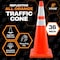 Xpose Safety 36 Inch Orange Traffic Cones with 6in and 4in Collars, DOT Approved, 4PK AOTC36-64-4-X-S - alternate 6