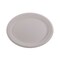 Kitch 24/7 Disposables White Compostable Oval Molded Fiber Paper Plate, 12 inch x 10 inch, 500PK KC-12X10OP-NPAW - alternate 2