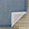 World Rug Gallery Contemporary Bordered Weather Resistant Reversible Indoor/Outdoor Rug 2 ft x 7 ft Blue WR111BLUE2X7 - alternate 7