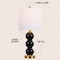 Jonathan Y February 21" Glass/Metal LED Table Lamp, Black/Brass Gold JYL1021E - alternate 5