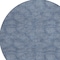 Homeroots 8' Navy Blue And Ivory Round Geometric Washable Indoor Outdoor Area Rug 602385 - alternate 5