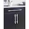 Amerock Urbanite 5-1/16 in 128 mm Center-to-Center Polished Chrome/White Cabinet Pull BP77812826WHT - alternate 3
