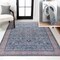 Jonathan Y Kemer All-Over Persian Non-Slip Machine-Washable Blue/Red/Brown 3 ft. x 5 ft. Area Rug WSH104B-3 - alternate 1