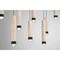 Euf Cambre, Chandelier , 10-Light, 50", Matte Black, Travertine 50129-010 - alternate 4