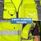 Neiko High Visibility Safety Vest ANSI Class 2, 9 Pockets, Neon Yellow, Small (S) 54050A - alternate 6