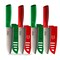 Gibson Everyday Grantville 4 Piece 6 Inch Santoku Knife with Sheath in Red and Green 750124303M - alternate 1