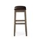 Homeroots 31" Brown Faux Leather and Solid Wood Backless Bar Height Bar Chair 632507 - alternate 6