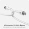 Targus Targus Charging Cable - 6.56 ft Cord Length - USB Type C HJ4002WHGL - alternate 6