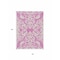 Homeroots 5' X 8' Blush And Ivory Damask Washable Indoor Outdoor Area Rug 614414 - alternate 8
