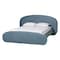 Baxton Studio Ekram Velvet Upholstered Platform Bed, Queen 267-14630-ZORO - alternate 1