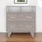 Homeroots 32" Light Gray Two Drawer Dresser With Open Shelving 544029 - alternate 9