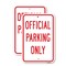 Signmission Office Parking Only Sign, 18'' X 24'' 2 Signs, Heavy Gauge Aluminum, 2PK A-1824-2PACK-25059 - alternate 1