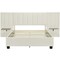 Homeroots Beige Tufted Velvet Upholstered Queen Bed Frame 590447 - alternate 1