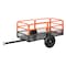 Vevor Dump Trailer 1600 lbs 22 Cu. Ft Tow Behind Steel Garden Yard Trailer Cart TC4278 - alternate 1
