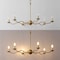 Jonathan Y Shana 35.5" 6-Light Grand Modern Transitional Adjustable Sculptural Wavy Arm Candle-Style Metal LED JYL9558B - alternate 10