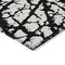 Homeroots 5' X 8' Black And Ivory Abstract Washable Indoor Outdoor Area Rug 614318 - alternate 6