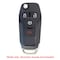 Aks Keys 2013 - 2016 Ford Fusion Remote Flip Key Shell for FCC# N5F-A08TAA RS-FORD-41 - alternate 1