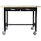 Wrightmaster 48 in. x 20 in. 2-Drawer Black Steel Workbench with 550 lb Capacity and Locking Casters ZR-60406 - alternate 8