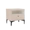 Manhattan Comfort Amara Nightstand in Pale Rose and White- Set of 2 2-NS006-PK - alternate 6