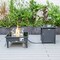 Leisuremod Walbrooke Patio Square Fire Pit and Tank Holder, Black WBL-27-20-GL - alternate 8