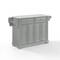 Crosley Alexandria Stone Top Full Size Kitchen Island/Cart KF30205AGY - alternate 1