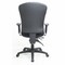 Lorell Fabric Task Chair, 18.70", Adjustable Arms, Black LLR66153 - alternate 3