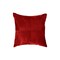 Homeroots Set of Two 18" Red Cowhide Throw Pillows, 2PK 544613 - alternate 7