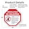 Signmission Absolutely No Soliciting No Politi, 10 Inch X 10 Inch, Plastic Sign OC-P-10-18 - alternate 7