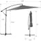 Simple Deluxe 9.8ft Offset Umbrella Cantilever Patio Hanging Umbrella Outdoor Market Umbrella with Crank and Cros 3A88LGBRLAOFFSET10GRYV2 - alternate 6