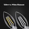Feit Electric White B10 E12 (Candelabra) Filament LED Bulb Daylight 100 Watt Equivalence, 2PK BPCTC100950WFL2 - alternate 10