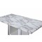 Homeroots 79" Light Gray and White Marble and Wood Pedestal Base Dining Table 564903 - alternate 8