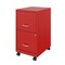 Space Solutions 14.25 in W 2 Drawer Mobile Vertical File Cabinet, Lava Red 24410 - alternate 12