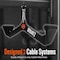 Squatz Lat Pulldown Attachments, T-bar, V-bar, Pulley Cable Attachments, Bicep Curl, Tricep Lat pulldown SQTBS1 - alternate 5
