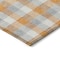 Homeroots 10' X 14' Orange Gray And Beige Plaid Washable Indoor Outdoor Area Rug 601421 - alternate 6