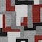Homeroots 10' X 14' Gray Ivory And Red Geometric Washable Indoor Outdoor Area Rug 613216 - alternate 6