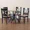 Baxton Studio Rita Modern Sand Dark Brown Finished Wood 5-Piece Dining Set 250-9399-10902-ZORO - alternate 10