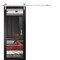 Sartodoors Sturdy Barn Door, Lucia 1299 Matte Black, 6.6FT Rail Hangers Heavy Hardware Set, Modern Solid Pan LUCIA1299BD-S-BLK-4296 - alternate 1