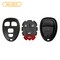 Aks Keys New Replacement Remote Keyless Fob Case Rubber Pad Shell 4B for FCC# KOBGT04A RS-CHEVR-17 - alternate 2