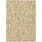 Homeroots 5' X 8' Gold And Ivory Geometric Washable Indoor Outdoor Area Rug 599281 - alternate 8