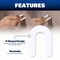 Barwalt Horseshoe Tile Spacers, 1/16 in, 500PK 15BWTHS500 - alternate 5