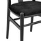 Homeroots Set of Two Black Upholstery Wishbone Back Dining Arm Chairs 653943 - alternate 7