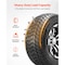 Vevor Golf Cart Wheels and Tires Set of 4 10" Fit Yamaha EZGO Club Car, 4PK 205/50-10 - alternate 6