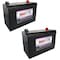 Ultrapower 12V 1060 CCA Maintenance-Free Deep Cycle Battery Group 31M, 2PK EV31 - alternate 1